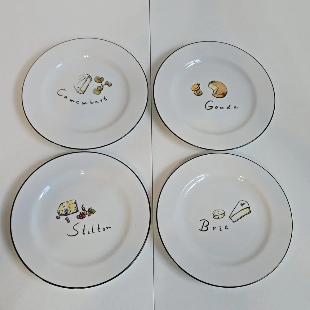 Pottery Barn Appetizer Cheese Plates